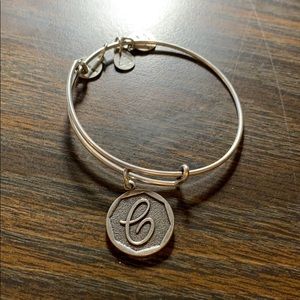 Alex And Ani letter “c” bracelet